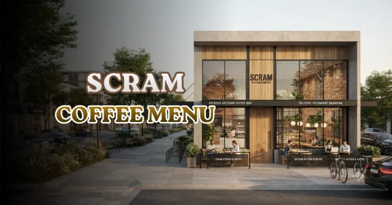 Scram Coffee Menu