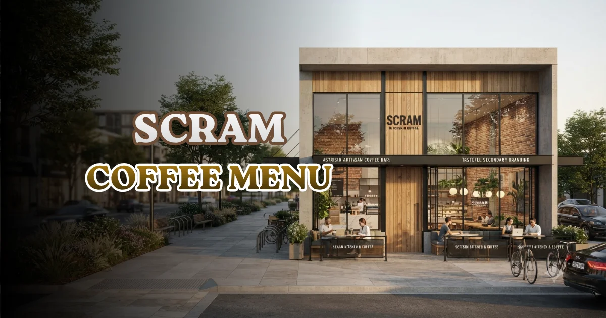 Scram Coffee Menu