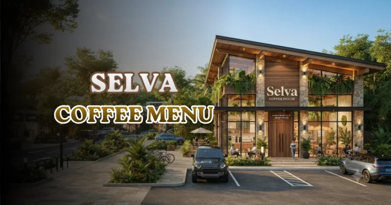 Selva Coffee Menu