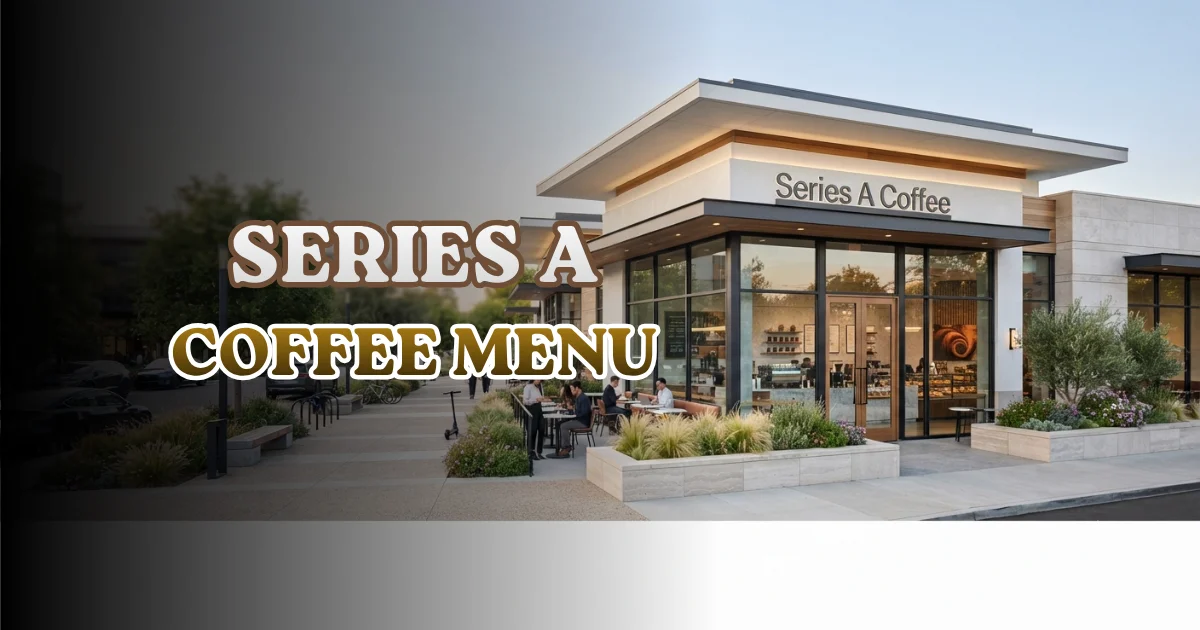 Series A Coffee Menu
