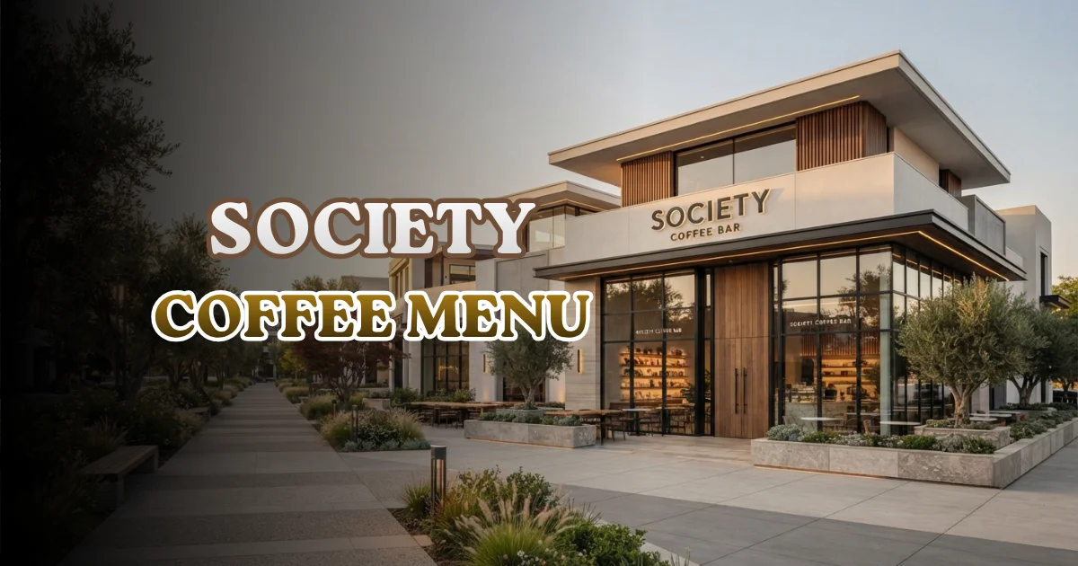 Society Coffee Menu