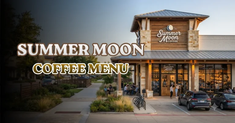 Summer Moon Coffee Menu