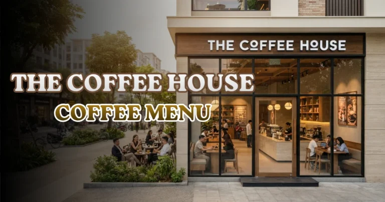 The Coffee House Coffee Menu