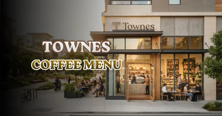 Townes Coffee Menu
