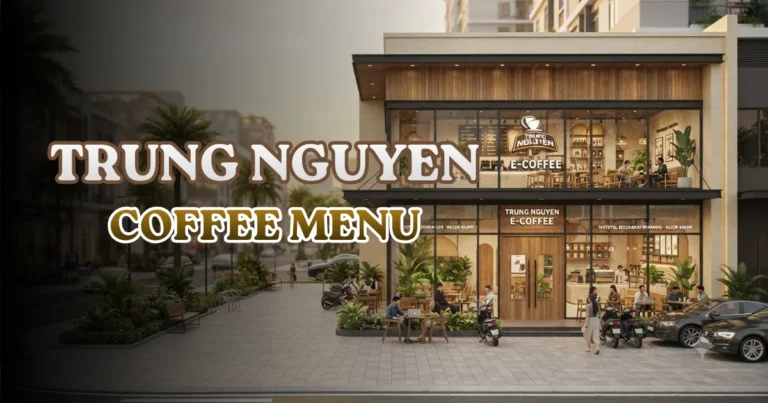 Trung Nguyen Coffee Menu