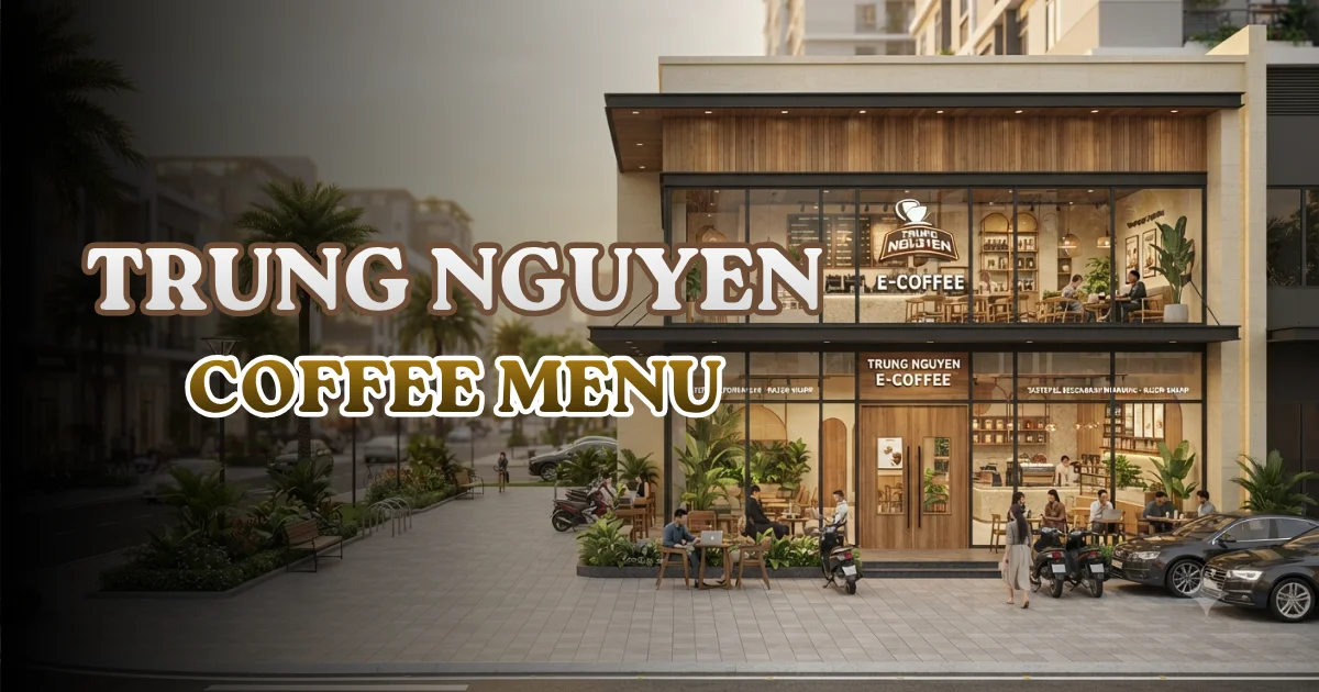 Trung Nguyen Coffee Menu