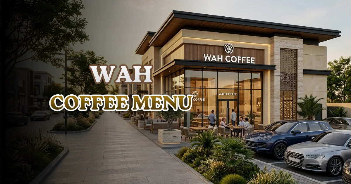 WAH Coffee Menu