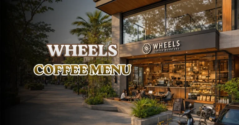 Wheels Coffee Menu