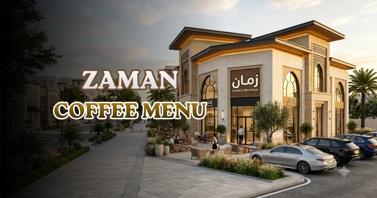Zaman Coffee Menu